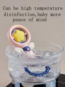 Juguete De Sonajero Para Bebé, Sonajero De Plástico Suave Con Campana Para Bebés Y Niños Pequeños