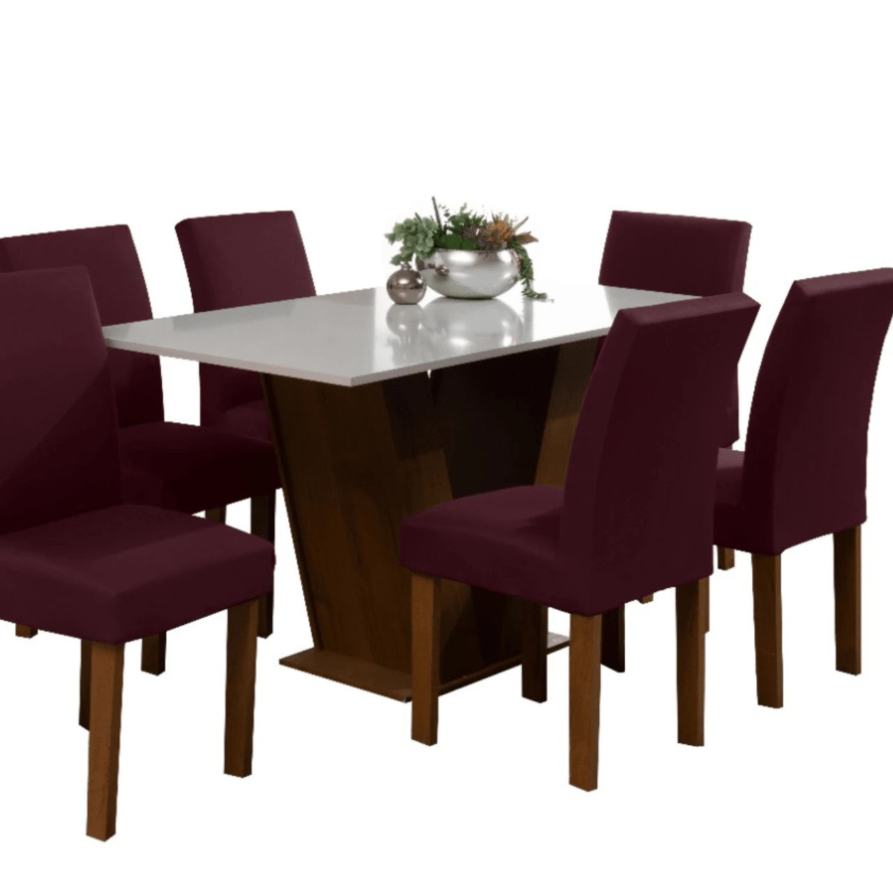 Kitchen Chair Covers - Burdeos - Ver 1