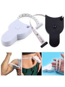 Fita Métrica Telescópica Automática Medidor De Busto E Cintura Fitness Para Medições De Cintura, Corpo, Cabeça E Membros
