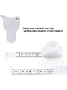 Fita Métrica Telescópica Automática Medidor De Busto E Cintura Fitness Para Medições De Cintura, Corpo, Cabeça E Membros