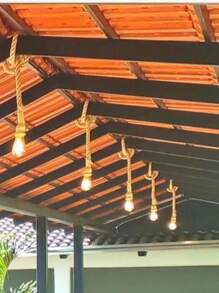 String Lights - Rust Brown - View 2