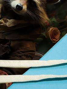 1pc Adorable Animal Pattern Linen Apron For Adults - Black - View 4