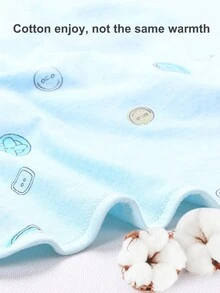 嬰兒防驚跳睡袋 - 藍色 - 查看 3