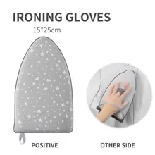 1pc,Clothing Handheld Ironing Gloves With Finger Loops, Can Be Hung For Storage, Household Small Ironing Board, Anti-Steam Gloves, Maximum Heat Resistance Of 200 Degrees Celsius, Suitable For Irons, Hanging Steamers, And Ironing Machines - Star - View 2