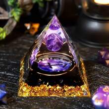 1 件十二星座 Orgone 金字塔金牛座/天蠍座/獅子座/雙魚座/巨蟹座/處女座/天秤座/牡羊座/雙子座/水瓶座晶橄欖石治療水晶能量 Orgonite 金字塔冥想工具石英裝飾 - 彩色 - 查看 22