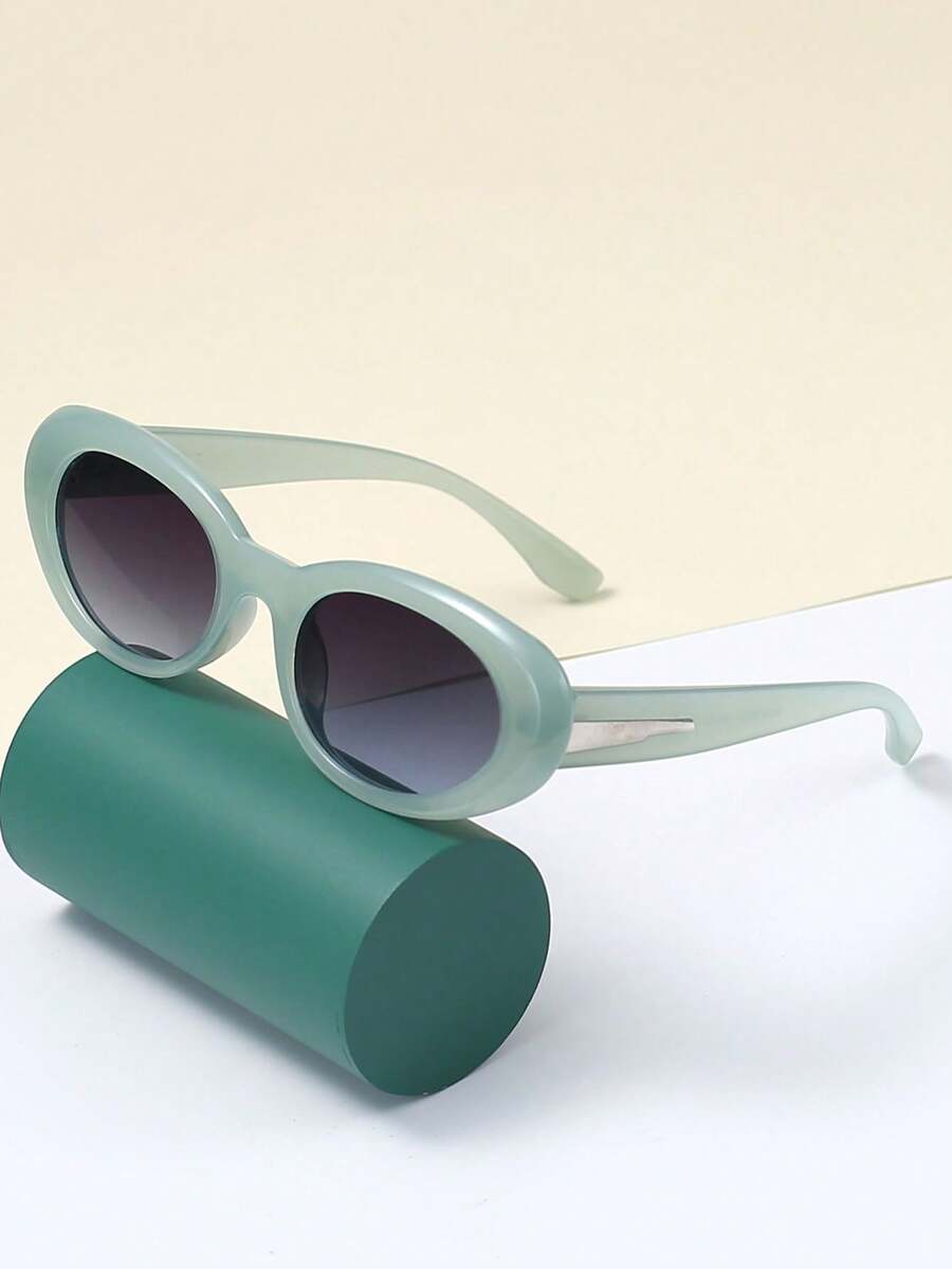 New Arrival Cat Eye Fashion Glasses Frame With Pc Material For Fashion, Leisure, Street Snap, Travel, Daily Use - Multicolor - View 1