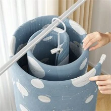 Spiral Clothes Drying Rack Balcony Large Circular Rotation Hanger For Home Use - Spiral Hanger-white - View 5