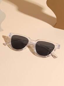 1 件女士超大时尚眼镜，夏季必备品，非常适合驾驶，大镜框打造更纤细的外观，非常适合日常生活和户外旅行配件 - 彩色 - 查看 6