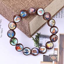 1pc Mix Picture Our Lady Virgin Mary   Medals Bracelets  Adjustable Bracelet - Multicolor - View 8