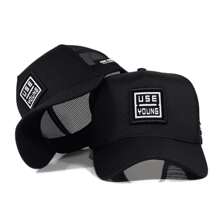 Men Beret Hats - Black - View 1