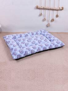 1入珂麗薄毛印花寵物墊,有黑色無紡布底層,加厚保暖,適用於小型和中型貓狗 - 彩色 - 查看 1