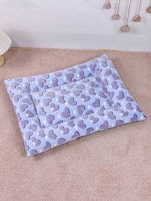 1入珂麗薄毛印花寵物墊,有黑色無紡布底層,加厚保暖,適用於小型和中型貓狗 - 彩色 - 查看 5