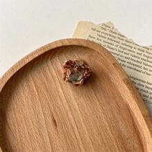 Exquisite Acetic Acid Flower Design Hair Claw Clip For Women, Small Size For Hair Accessories, Suitable For Side Hair Clips And Fringe Clips - Style 8 - View 5