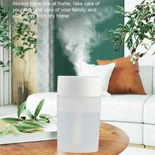 氛圍燈usb加濕器小型迷你臥室家用汽車辦公室空氣調節器房間香薰擴散器 - 粉色 - 查看 3