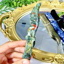 1 件隨機多材質彎刀匕首天然水晶雕刻、寶石首飾、閃光、治療水晶、生日禮物、女性禮物、萬聖節禮物、聖誕禮物、家居裝飾、派對裝飾。 - 彩色 - 查看 11