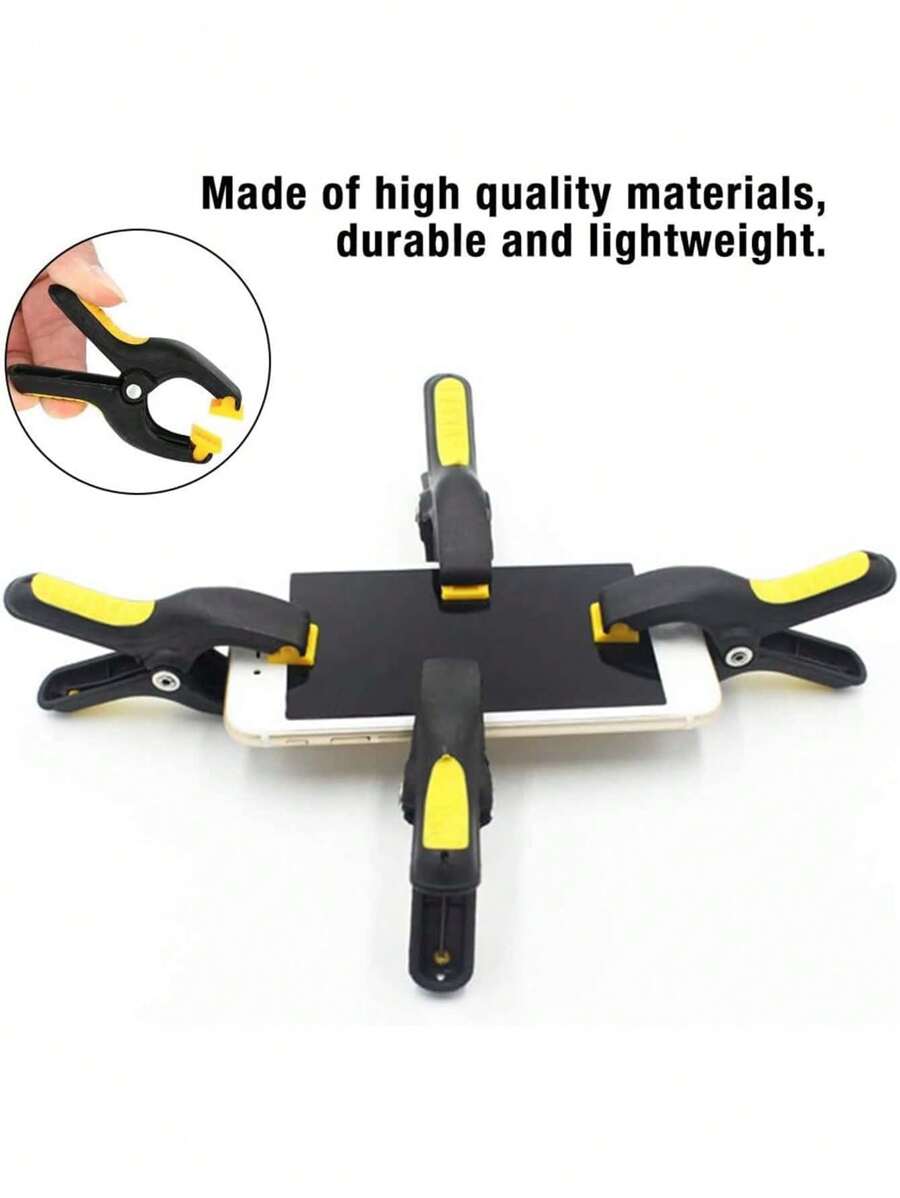 3Inch Universal Yellow Fixed Clip For Mobile Phone And Tablet