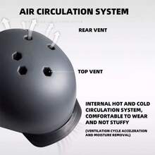 Prime專業滑雪頭盔,男女通用滑雪頭盔,具有防震設計,適用於冬季運動 - 灰色 - 查看 5