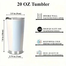 1個有創意的圖案不鏽鋼雙層保溫汽車杯,適用於冷熱飲料,20oz - 彩色 - 查看 2