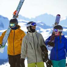 1 件裝男士和女士滑雪面罩,防紫外線防風護頸,適合摩托車、滑雪板、保暖帽圍巾,適合戶外活動,節日禮物 - 黑色 - 查看 5