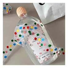 1pc Rainbow Dot Decorative Ribbon Birthday Cake Box Gift Bow Polka Dot Webbing - Multicolor - View 4