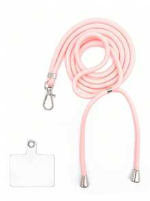 手機頸掛繩掛帶,可調式側背掛帶,防丟失矽膠墊和支架