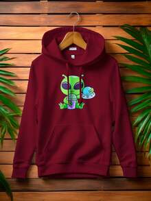 Women Sweatshirts - 紫紅色 - 查看 1