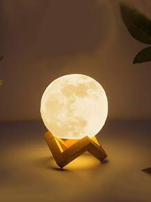 自己製作月亮燈工具套裝,適合兒童的禮物,diy 3d月光燈,很酷的青少年男女燈飾 - 白色 - 查看 5