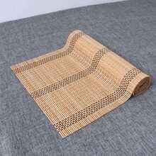 Washable Bamboo Table Placemats - Set Of 6 Rectangular Placemats (30 X 43 Cm) - Mat Made With Hand-Braided Heat Resistant Bamboo For Dining Table - Multicolor - View 3