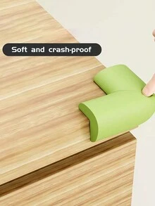 10件寶寶安全保護角家具,柔軟靈活,高彈性 - 灰色 - 查看 6