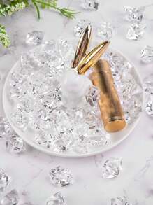 100入組透明仿真冰塊,適用於花瓶、婚禮中心、桌面裝飾、派對用品 - 無色 - 查看 4