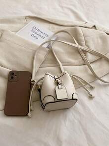 迷你小包单肩包女士时尚单肩包斜挎包经典款适合约会、逛街、出差、商务使用送给女朋友 - 米色 - 查看 6