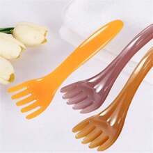 多功能頭部和身體按摩梳,帶長柄和五指狀的電線進行穴位按摩,樹脂手柄,家用 - 隨機 - 查看 4