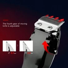 Kemei 科密品牌km-pg809a專業家用電動理髮器強勁動力usb充電式無線修剪器男士理髮機 - 白色 - 查看 5