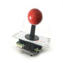 SQARCADE Arcade Happ Push Buttons Red Blue Mircoswitch Joystick Happ Zippy 5P Swtich Copy Sanwa Stick Arcade Machine Diy Kit - Multicolor - View 2