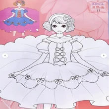 1pc Set Cartoon Themed Coloring Book For Kids 3-6-10 Year Old, Princess Themed Drawing Book For Girls - Style 1 - View 11