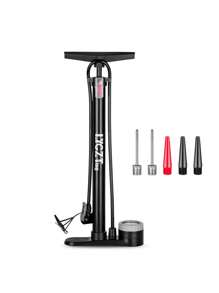 High Pressure Manual Air Pump Suitable For Electric Bike, Bicycle - Black - View 1