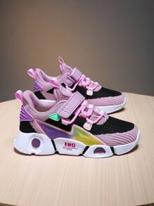 Children's Shoes, Girls' Breathable Mesh Outdoor Sneakers, Youth Casual Shoes
