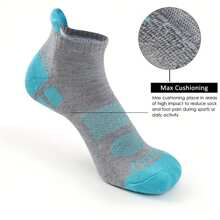 6 Pairs Women Sporty Colorful No-Show Socks With Arch Support And Cushioned Sole, Various Sizes, Comfortable & Soft, Ideal For Running, Jogging, Fitness, Hiking, Cycling, And Everyday Wear, Gym