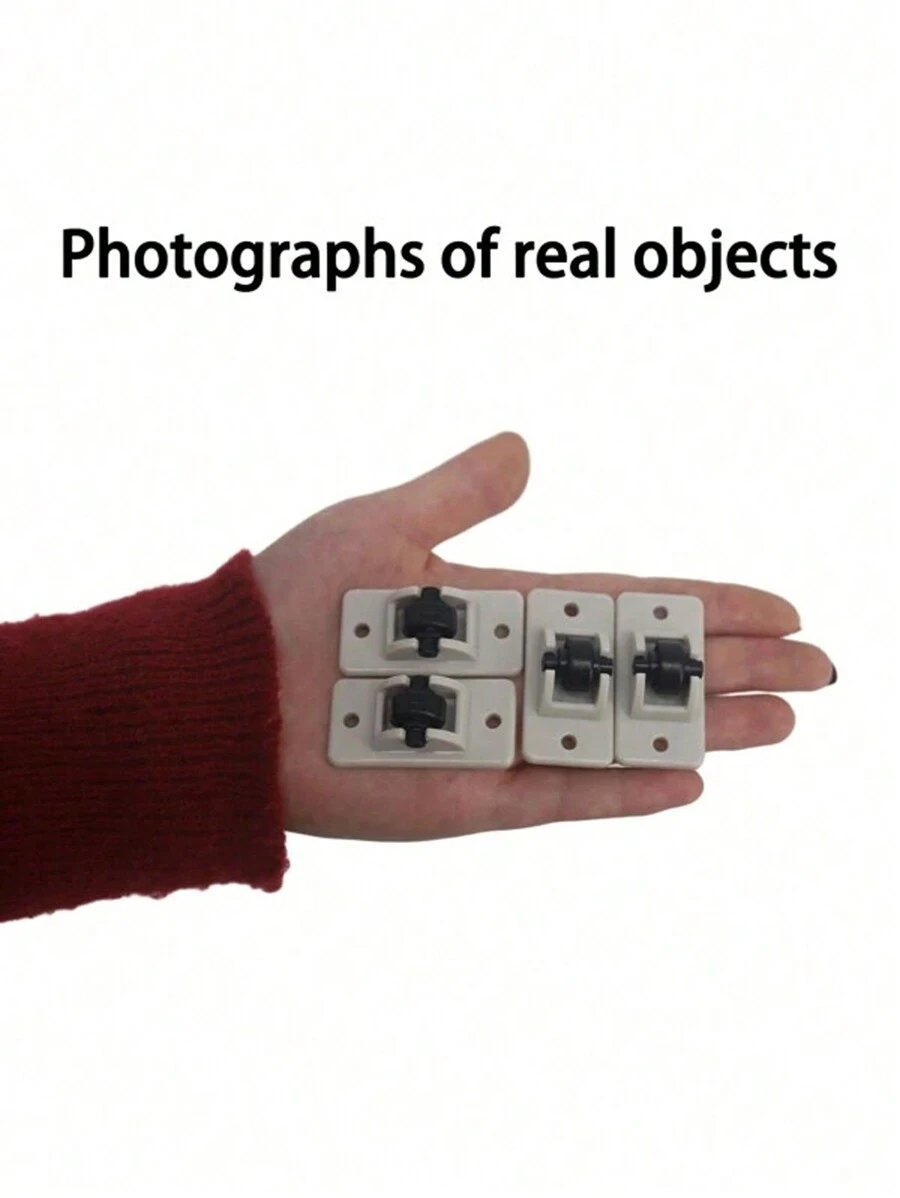 4pcs Stickable Wheels,Household Furniture Casters,Storage Box Rollers,Trash Can Rollers,Storage Box Basket Moving Small Wheels - White - View 1