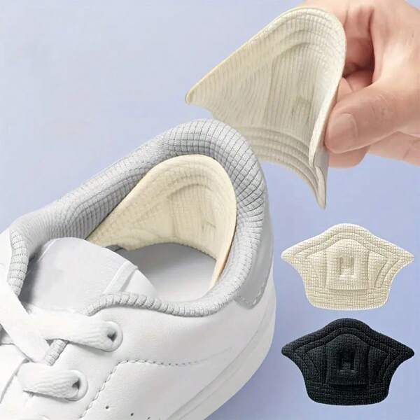 2 pièces Coussinets pour talons avec patchs pour semelles intérieures pour chaussures de sport Accessoires pour ajuster la taille Coussinet pour pied Anti-usure Insert pour semelles intérieures Protecteur de talon Sticker pour le dos Équipement de camping