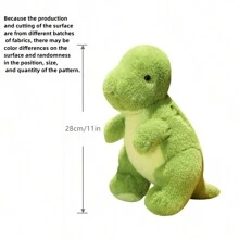 恐龍系列毛絨玩具,包含三角龍、暴龍、劍龍等q萌柔軟的填充動物,是一份非常適合送給生日的禮物 - 綠色 - 查看 3