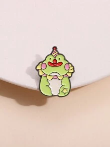 1 件可愛小丑青蛙造型卡通動物胸針,男女通用日常配件 - 動物 - 查看 1