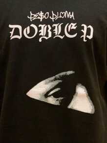 Camiseta Doble P tour - Negro - Ver 2
