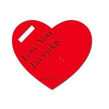 1pc Heart Shaped Flower Arrangement Bag, Fresh Flower Packaging Box, Flower Carrying Bag, Suitable For Flower Packaging, No Flower Included - Red - View 1