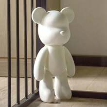 18cm Fluid Bear DIY Painting Sculpture Handmade Painting Violence Bear Model Ornament Parent-Ornament Ornament Home Room Decor Birthday - A - View 2
