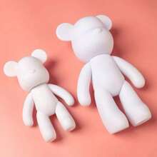 18cm Fluid Bear DIY Painting Sculpture Handmade Painting Violence Bear Model Ornament Parent-Ornament Ornament Home Room Decor Birthday - A - View 3