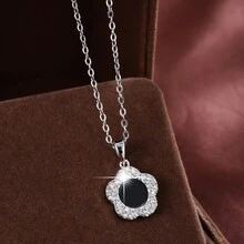 1pc Stylish And Unique Flower Pendant Necklace For Girls - Multicolor - View 22