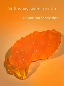 透明新烤地瓜款擠壓黏土,隨著遊玩而變大,減壓黏土玩具 - 黃色 - 查看 5