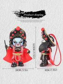 1pc Chinese Style Sichuan Opera Face Changing Puppet And Peking Opera Facial Makeup Toy, Six Colors, Each Color Doll Toy Randomly Changes Into Four Different Faces, Sichuan Opera Face Changing, New Year Gift, Suitable For Giving Gifts, New Year Gift Box, Easy To Carry Toys - Multicolor - View 3