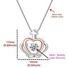 時尚皇冠吊墜項鍊,附贈禮品盒,適合派對、節日、生日、畢業禮物,為女兒提供裝飾配件 - Daughter - 查看 3